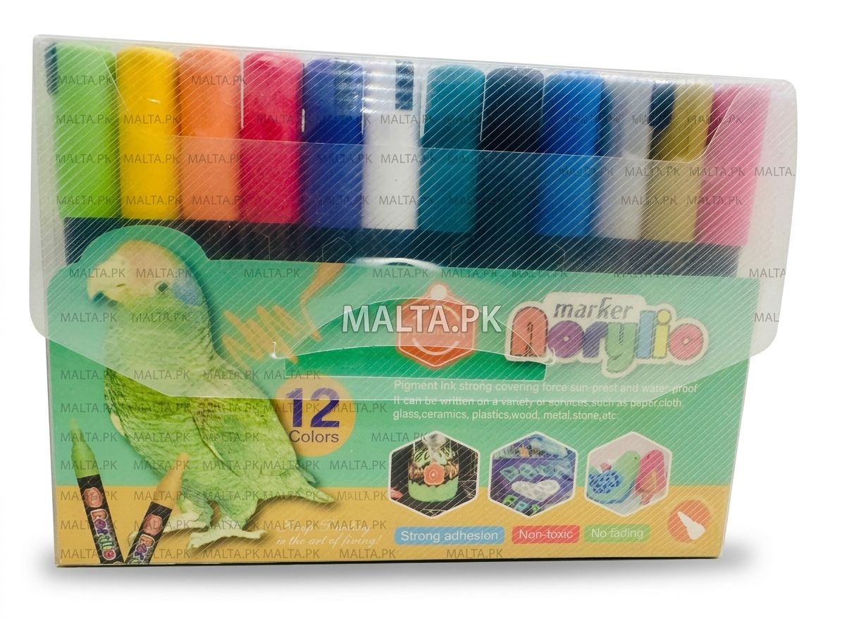 ACRALIC MARKERS 12PCS