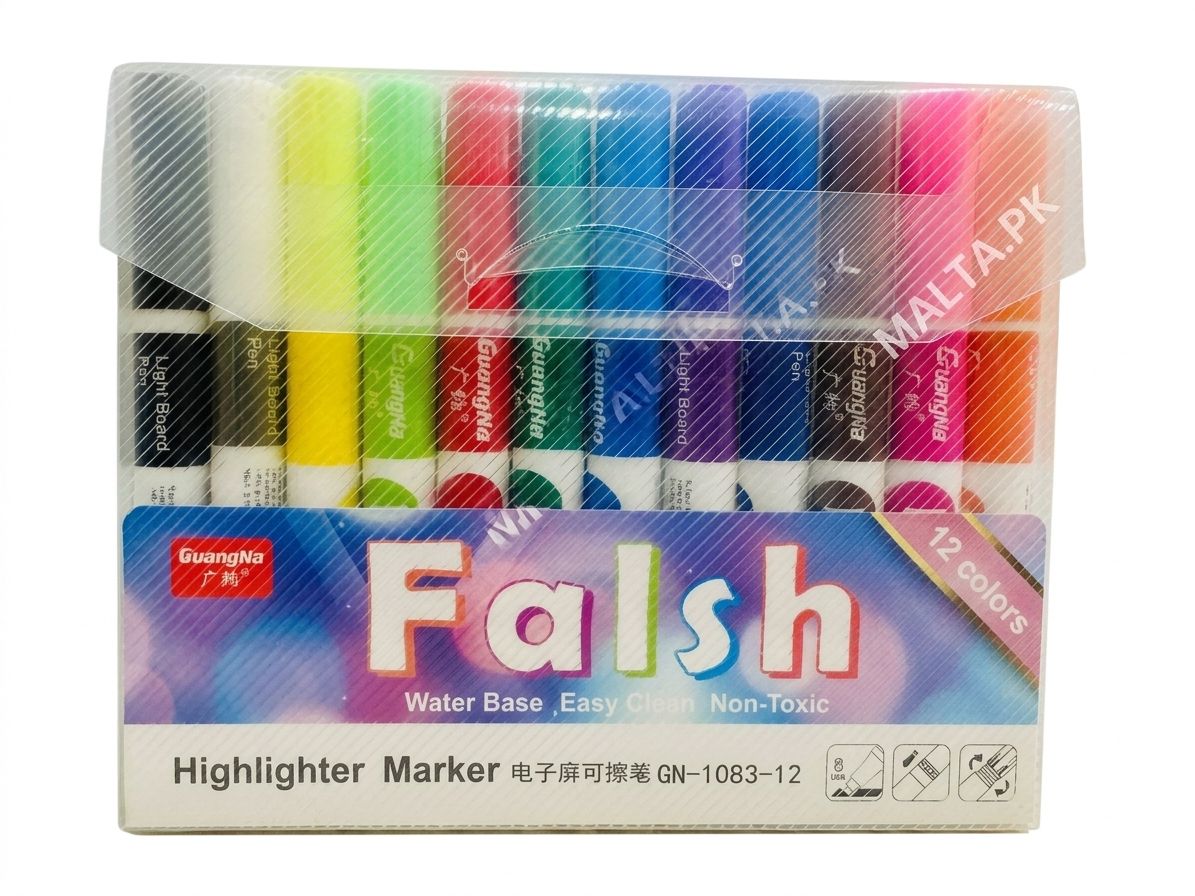 HIGHLIGHTER COLORS  12PCS