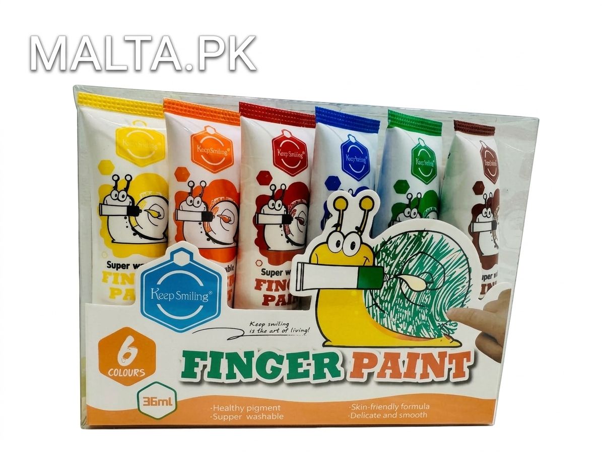 FINGER PAINT COLOR 6PCS